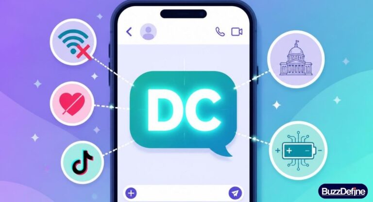 DC mean in text explained — don't care, disconnect, dance credit, and more