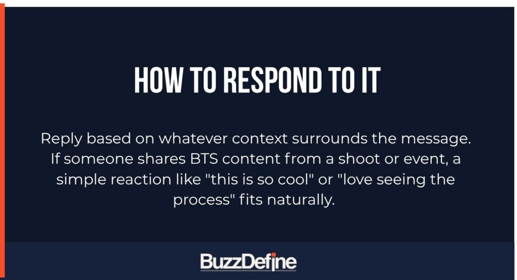 How to Respond to It