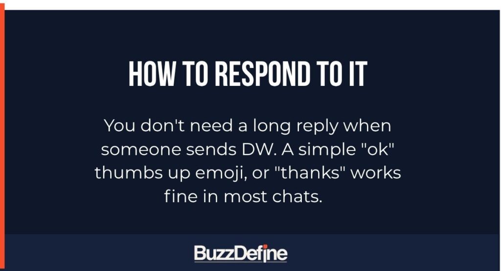 How to Respond to It
