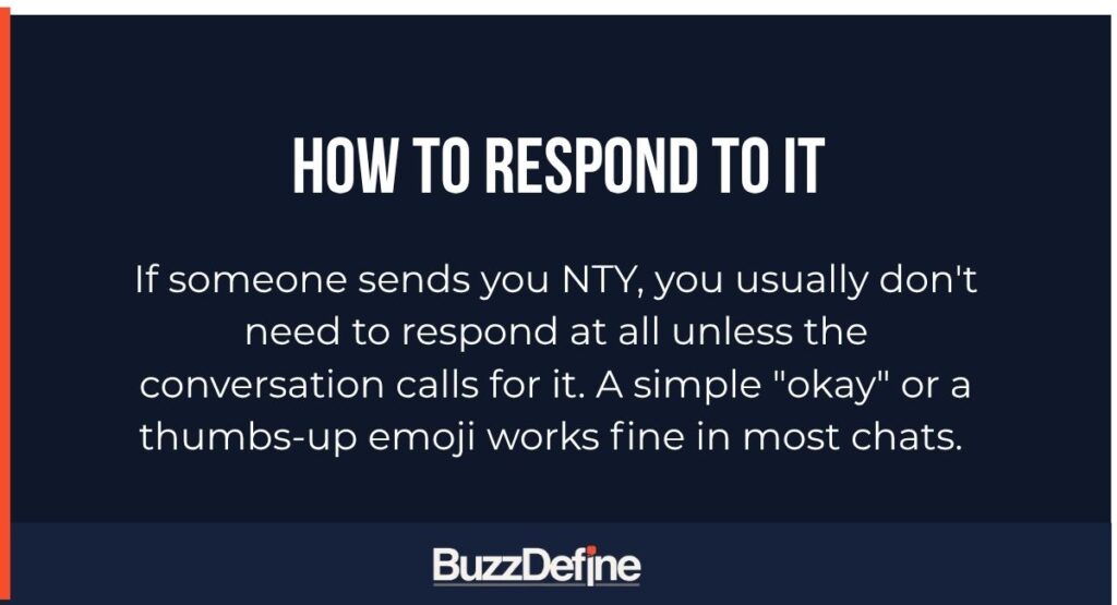 How to Respond to It