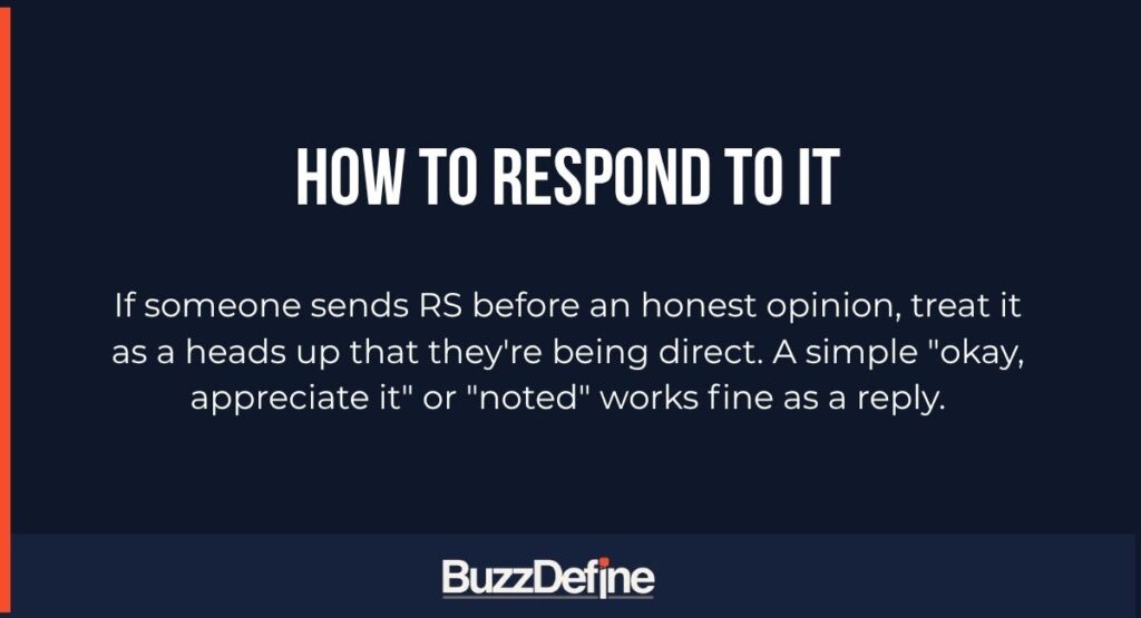 How to Respond to It