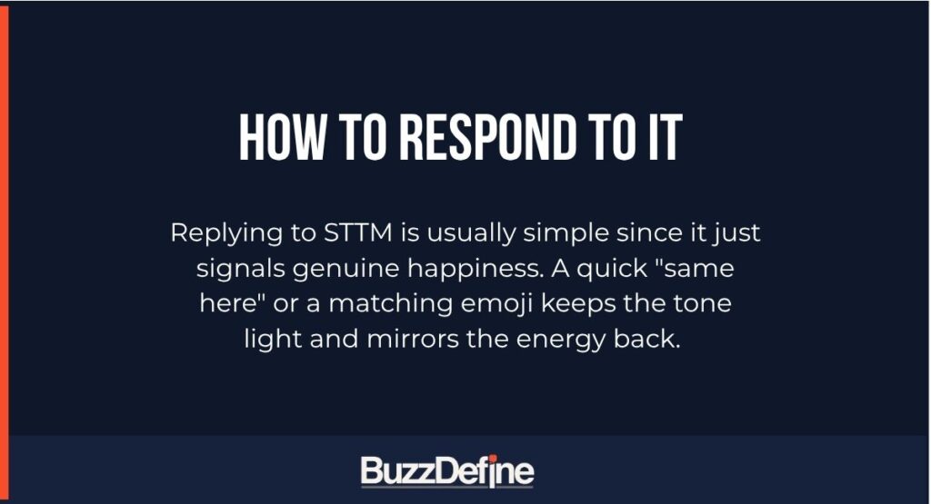How to Respond to It