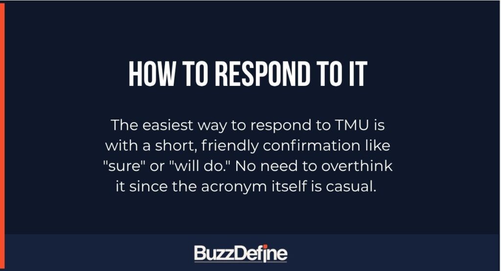 How to Respond to It
