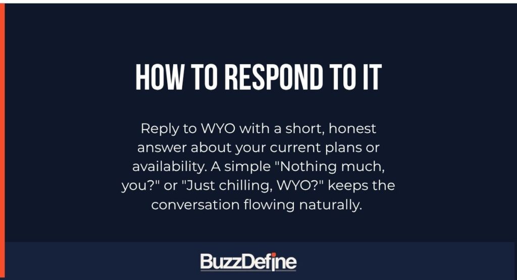 How to Respond to It
