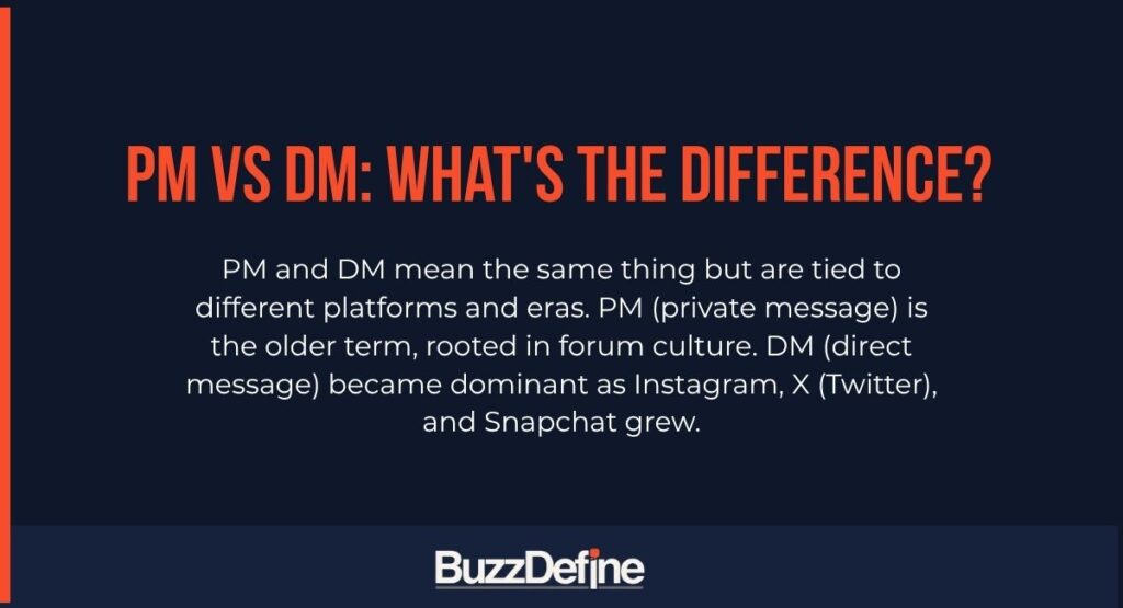 PM vs DM: What's the Difference?