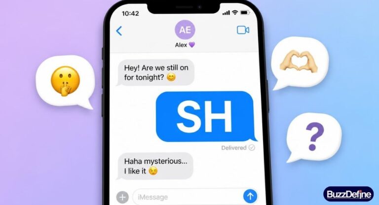 What Does "SH" Mean in Text? Every Meaning Explained (2026)