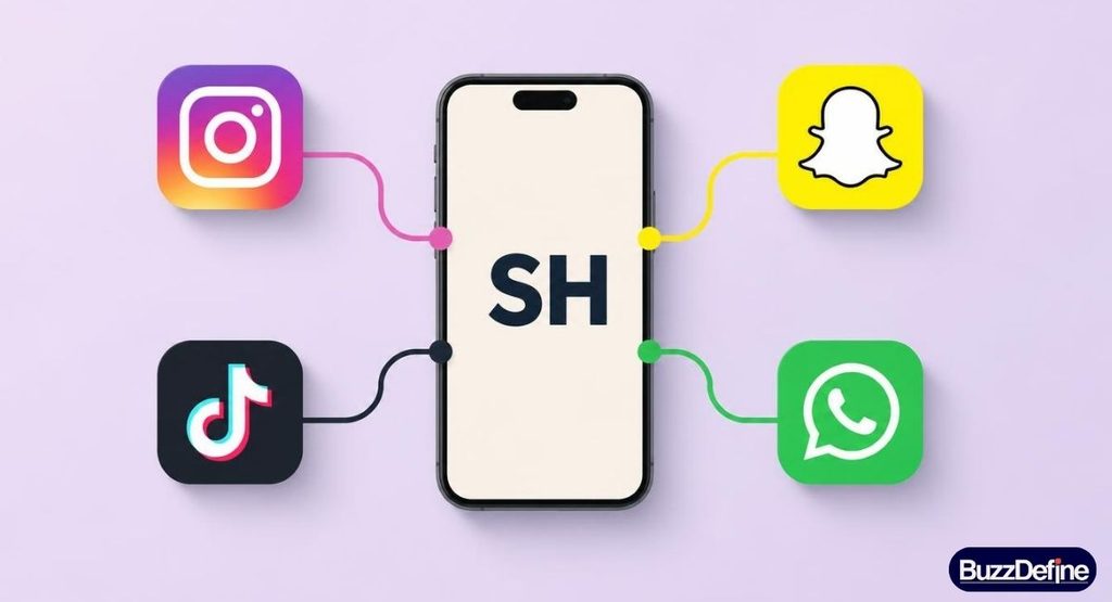 SH meaning across Instagram, Snapchat, TikTok, and WhatsApp platforms
