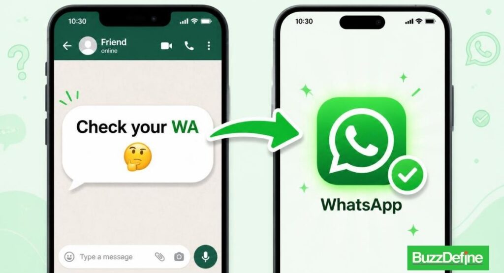 check your WA meaning explained as WhatsApp message reminder