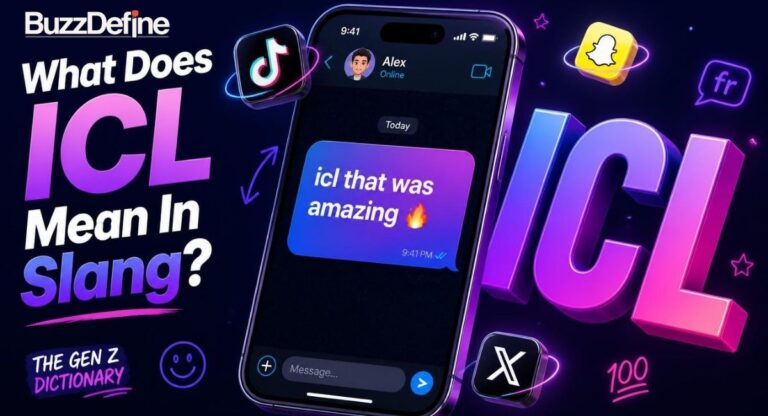 What does ICL mean in slang – ICL stands for I Can't Lie, shown in a text message example