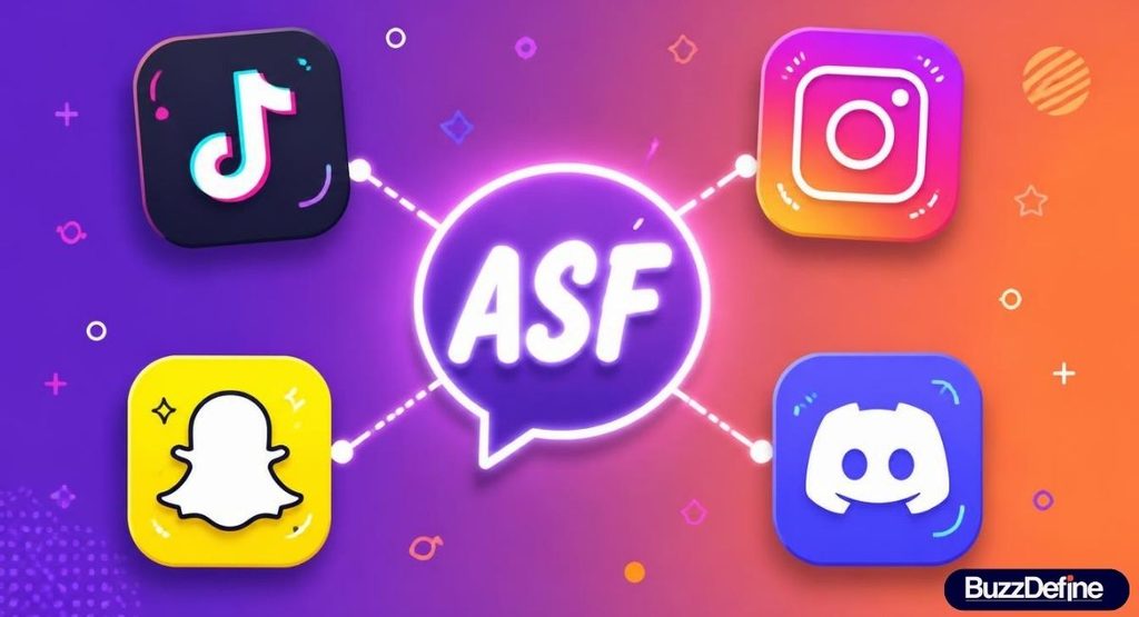 ASF slang usage across TikTok, Instagram, Snapchat, and Discord