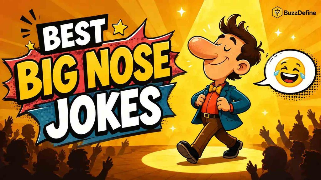 illustration for best big nose jokes section
