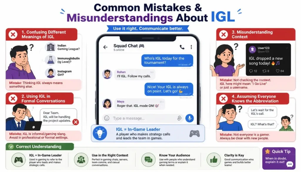 IGL Mean in Text Common Mistakes & Misunderstandings 