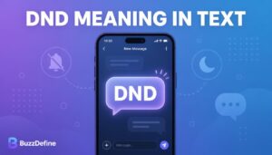 DND meaning in text explained with Do Not Disturb notification icons