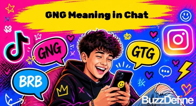 GNG meaning in chat explained with confused phone chat conversation