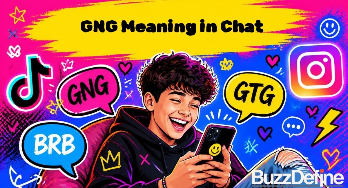 GNG meaning in chat explained with confused phone chat conversation
