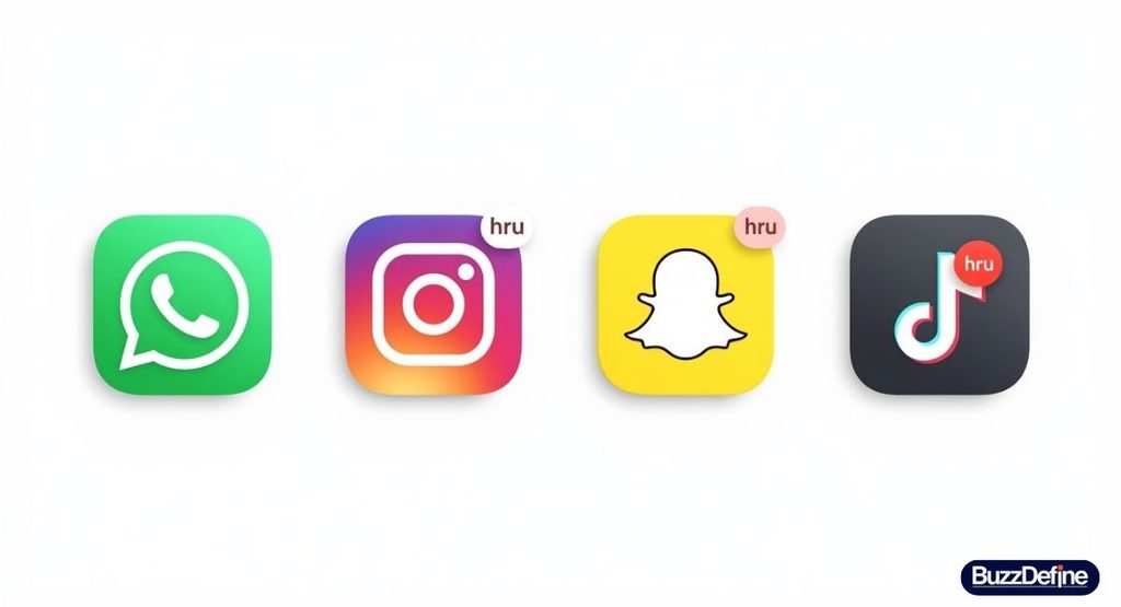 HRU meaning across WhatsApp, Instagram, Snapchat, and TikTok chat platforms
