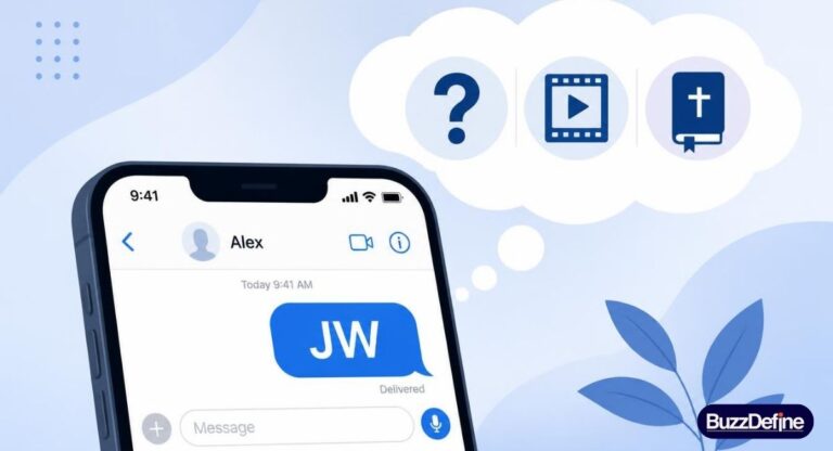 What Does JW Mean in Text