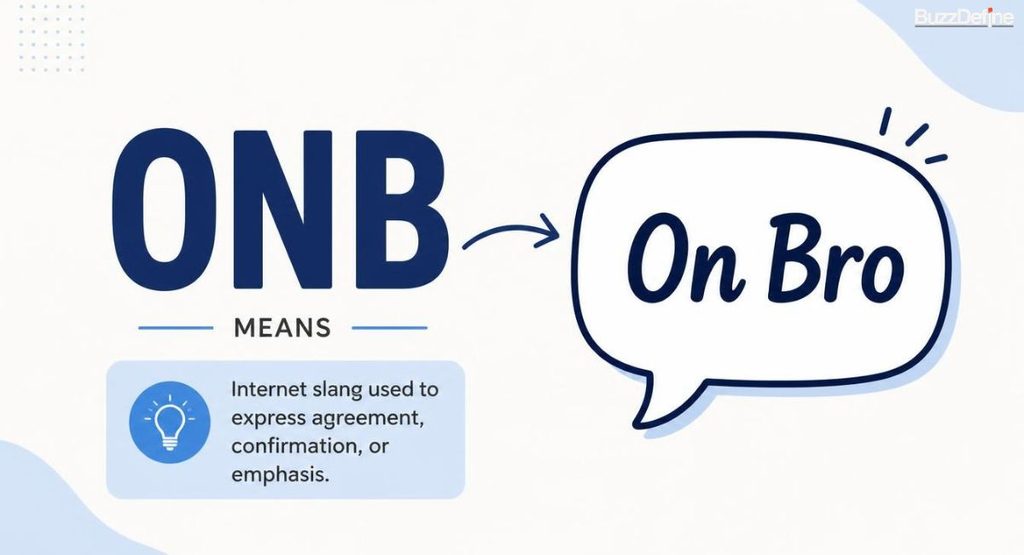 What Does ONB Stand For?