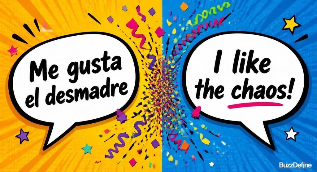 Me Gusta el Desmadre Meaning in English