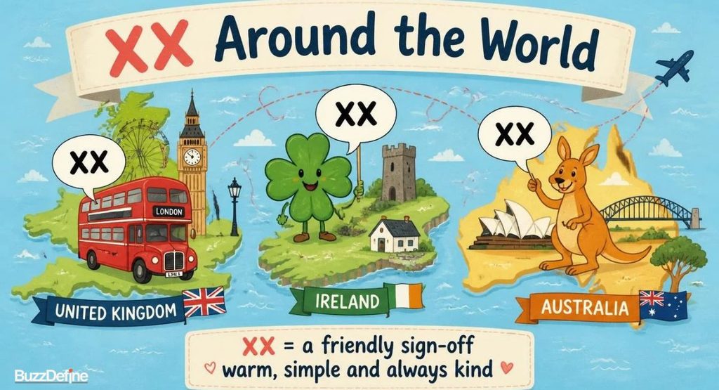 XX in British, Irish, and Australian Texting Culture