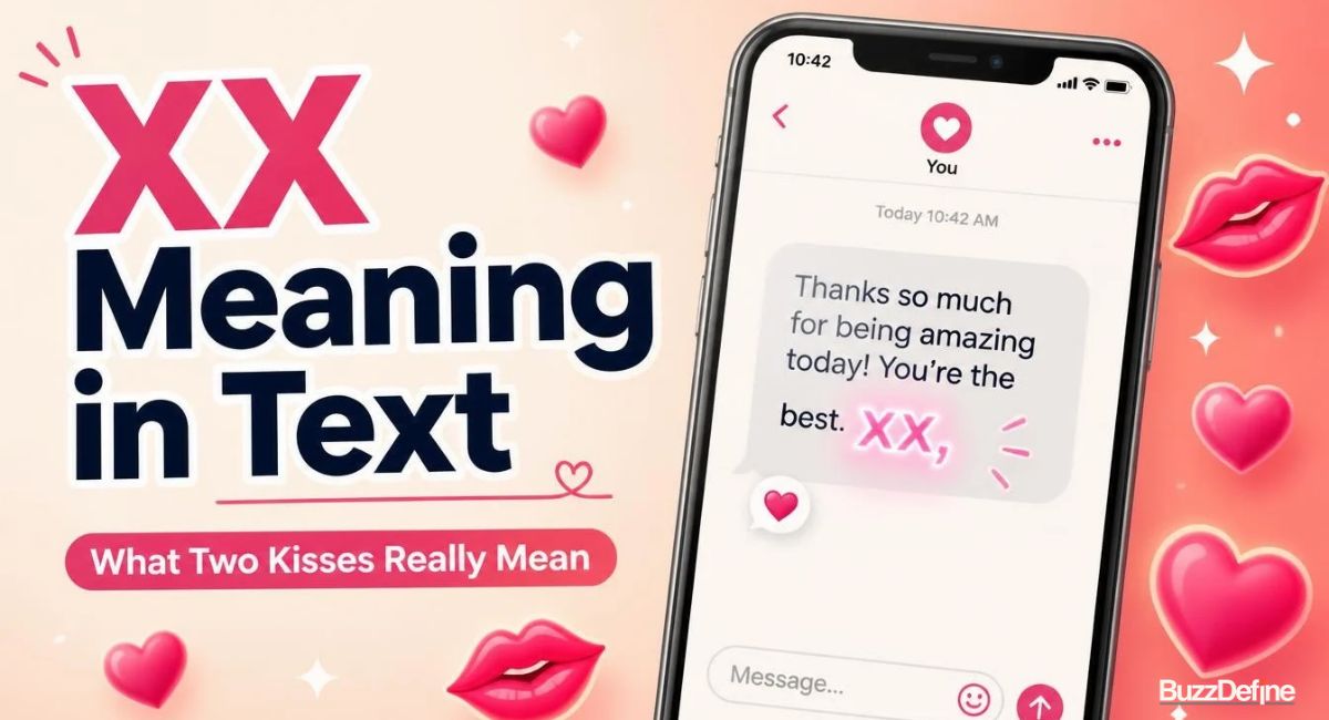 XX Meaning in Text: What Two Kisses Really Mean (2026)